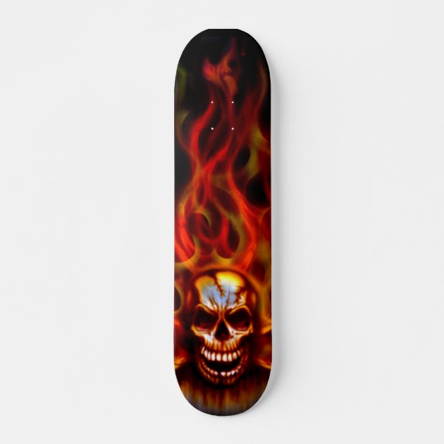 SK88 OR DIE Flaming Skull Deck