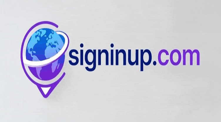 Signin'up - where you can sign up and sign in